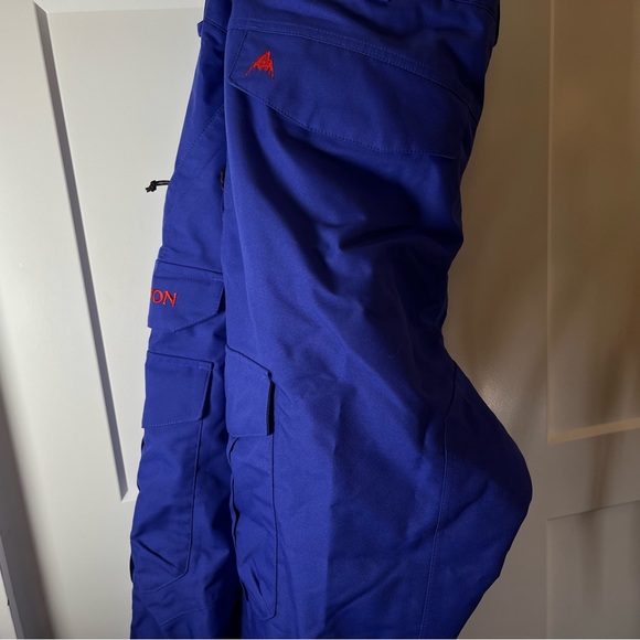 Burton Cargo Shell snowboarding pants men’s XL looser fit • royal blue (purple) - Picture 11 of 16